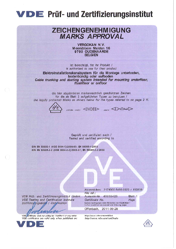 VDE_EN_50085_Certificaat_40033423_OVG_Open_vloerkanalen